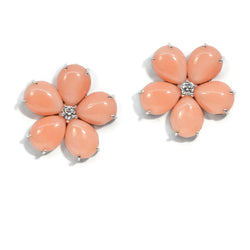 flower-button-earrings-pink-coral-diamonds-white-gold-O05BKR1