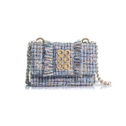 Kooreloo - Fabric Shoulder Bag - Mini Lucerne Spiral Tweed Light Blue – AF  Jewelers