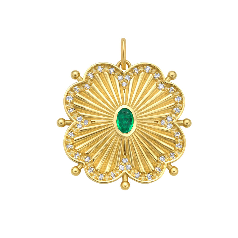 lionheart-cassandane-emerald-clover-medallion-large-14k-yellow-gold