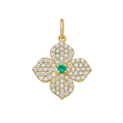 lionheart-flora-emerald-flower-charm-with-diamonds-14k-yellow-gold-LHC0223