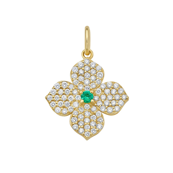 lionheart-flora-emerald-flower-charm-with-diamonds-14k-yellow-gold-LHC0223