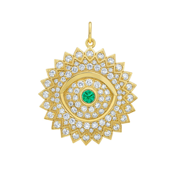 lionheart-soraya-emerald-evil-eye-medallion-14k-yellow-gold-LHCE15