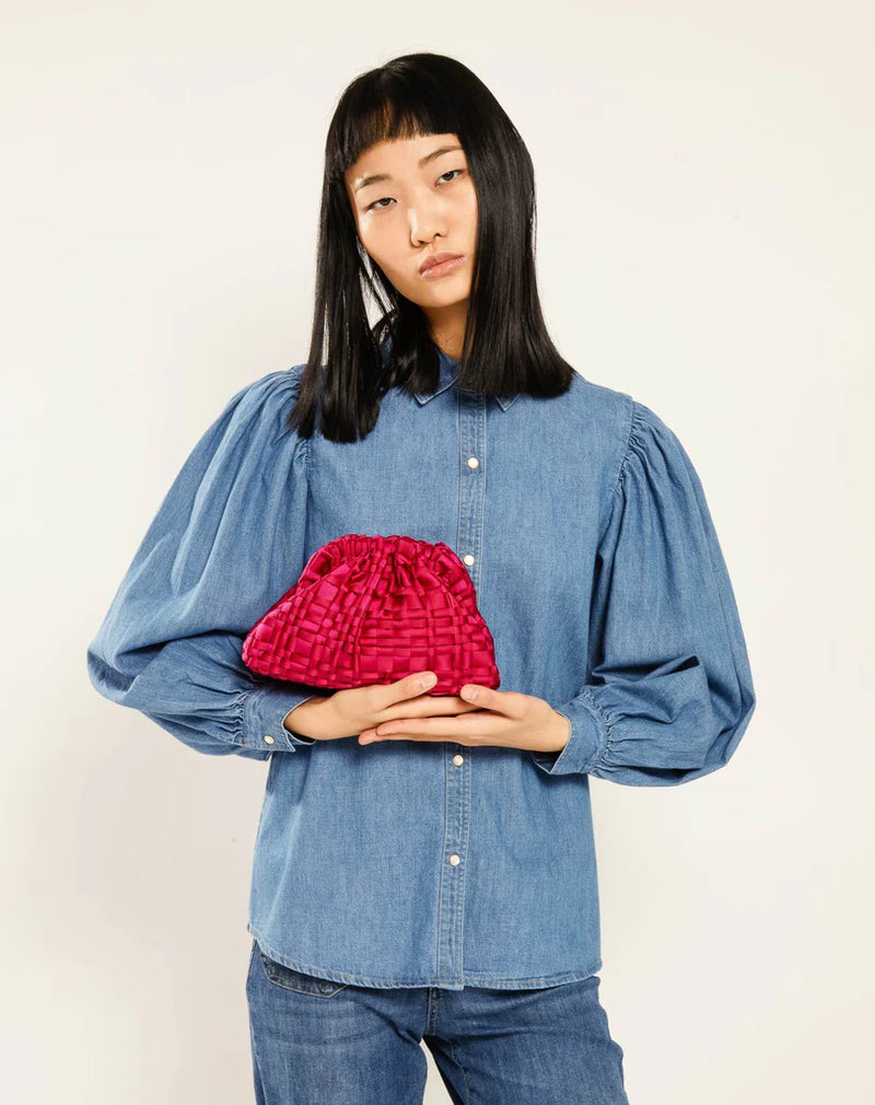 Maria La Rosa - Mini Game - Crossbody Clutch Magenta