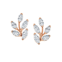 norman-silverman-18k-rose-gold-diamond-leaf-earrings-F23026