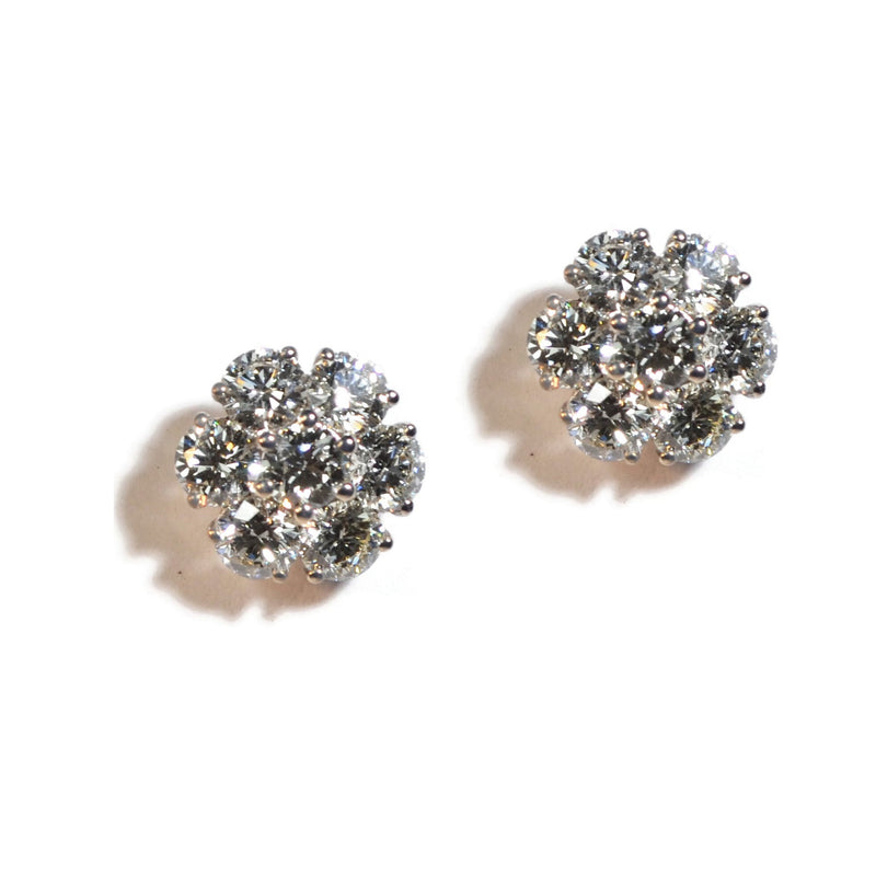 norman-silverman-18kWG-flower-earrings-5.73-carats-11988