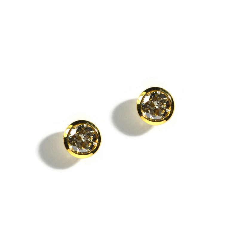 norman-silverman-bezel-set-round-diamond-stud-18k-gold-11666_2