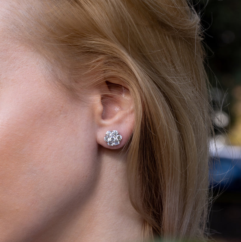norman-silverman-diamond-flower-earrings-14k-white-gold-2.91-carats-10842