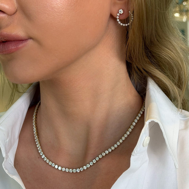 norman-silverman-diamond-tennis-necklace-and-earrings-N3215-and-11276