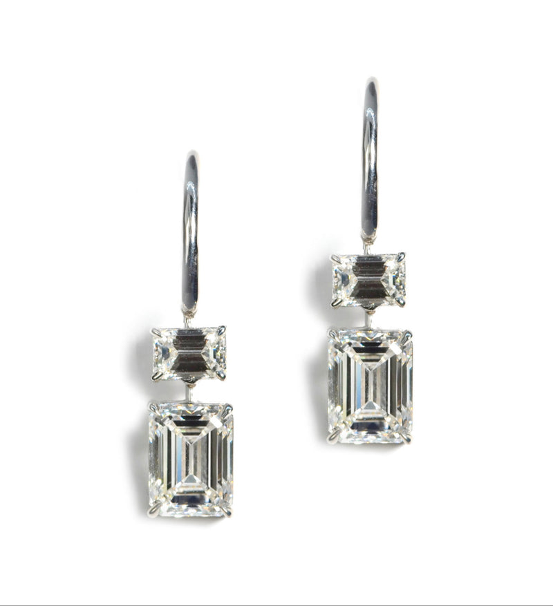 norman-silverman-emerald-cut-diamond-drop-earrings-18k-white-gold-F22730