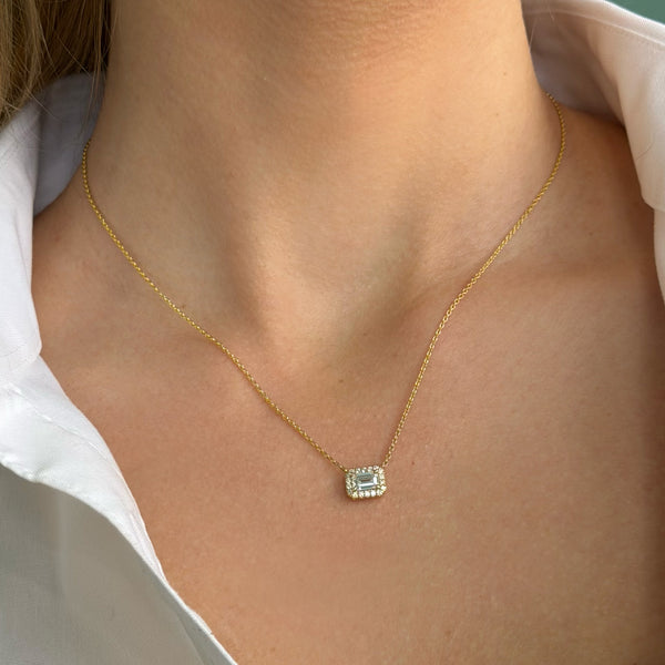 norman-silverman-emerald-cut-diamond-necklace-18k-yellow-gold-F22372