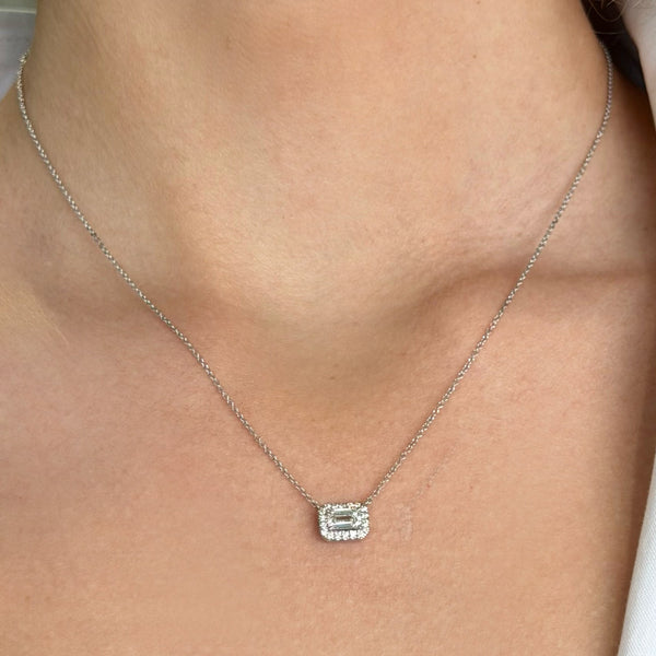 norman-silverman-emerald-cut-diamond-pendant-18k-white-gold-F22370