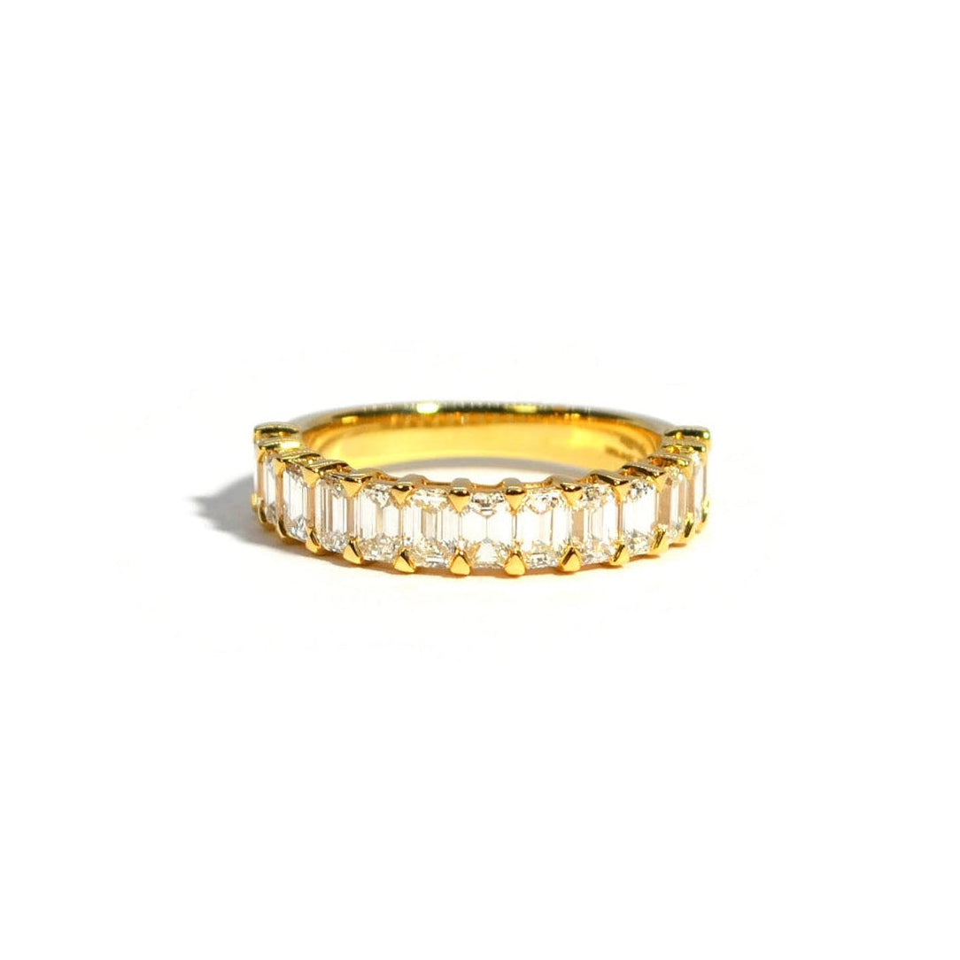 Norman Silverman - Emerald-cut Diamond Ring, 18k Yellow Gold – AF Jewelers