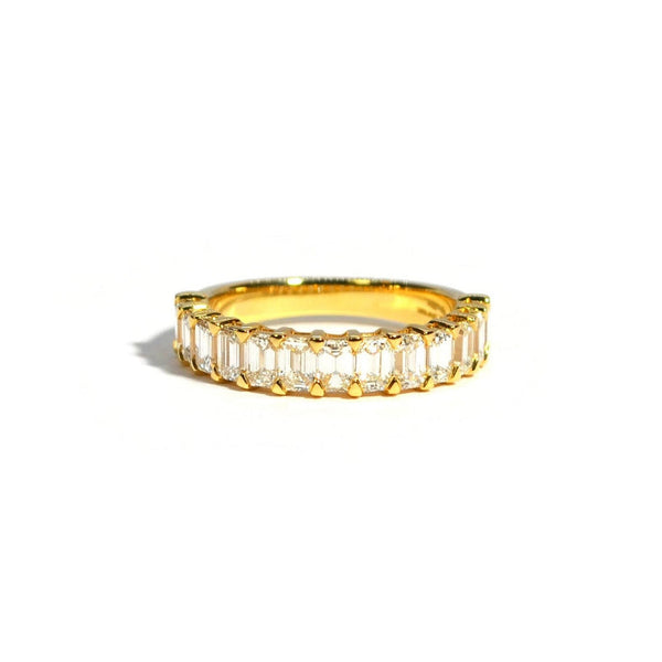 norman-silverman-emerald-cut-diamond-ring-18k-yellow-gold-F23042