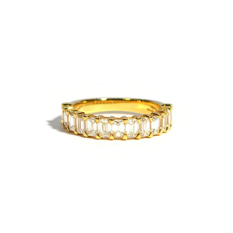 norman-silverman-emerald-cut-diamond-ring-18k-yellow-gold-F23042