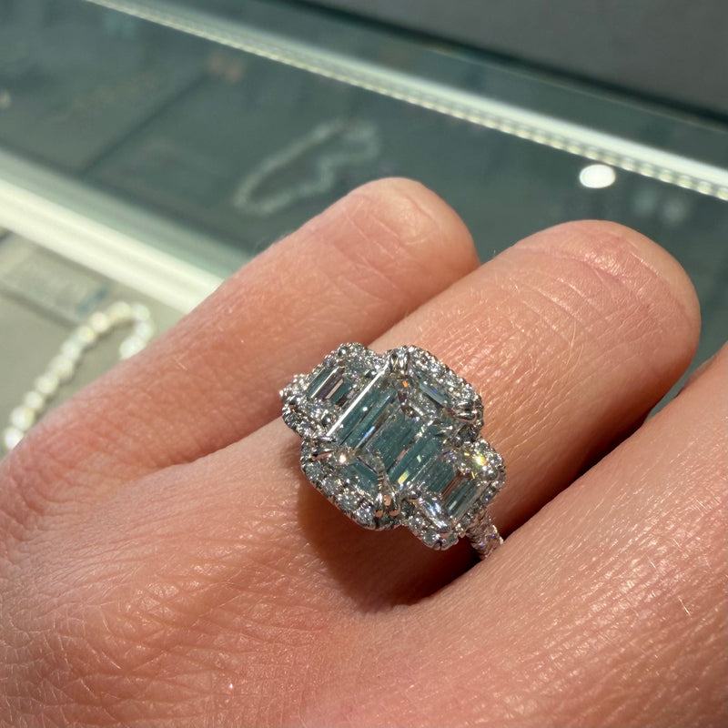 norman-silverman-emerald-cut-diamond-ring-platinum-F20878