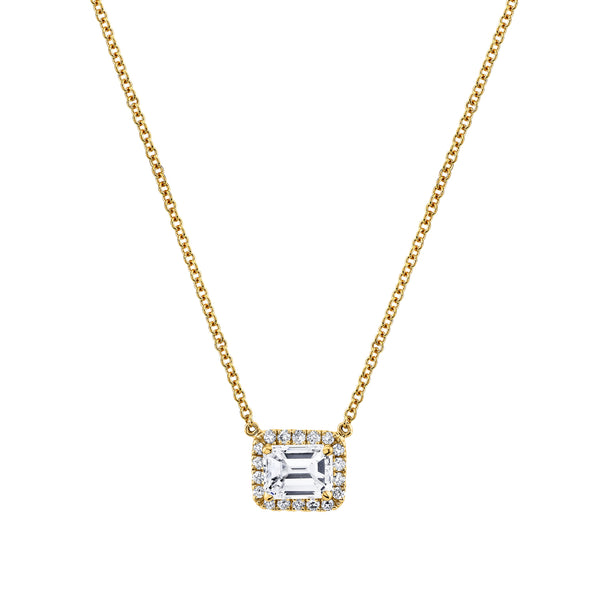 norman-silverman-emerald-cut-pendant-18k-white-gold-F22372
