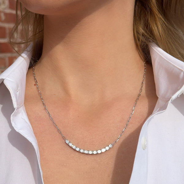 norman-silverman-floaint-emerald-cut-diamond-necklace-N4270