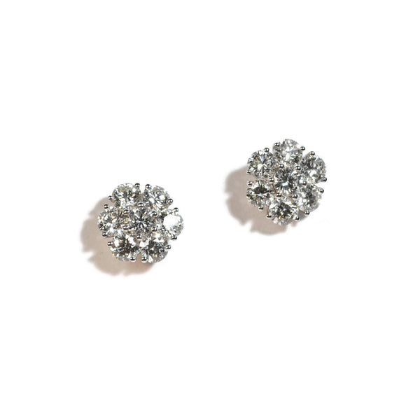 norman-silverman-flower-earings-14kWG-2.91-carats-10842