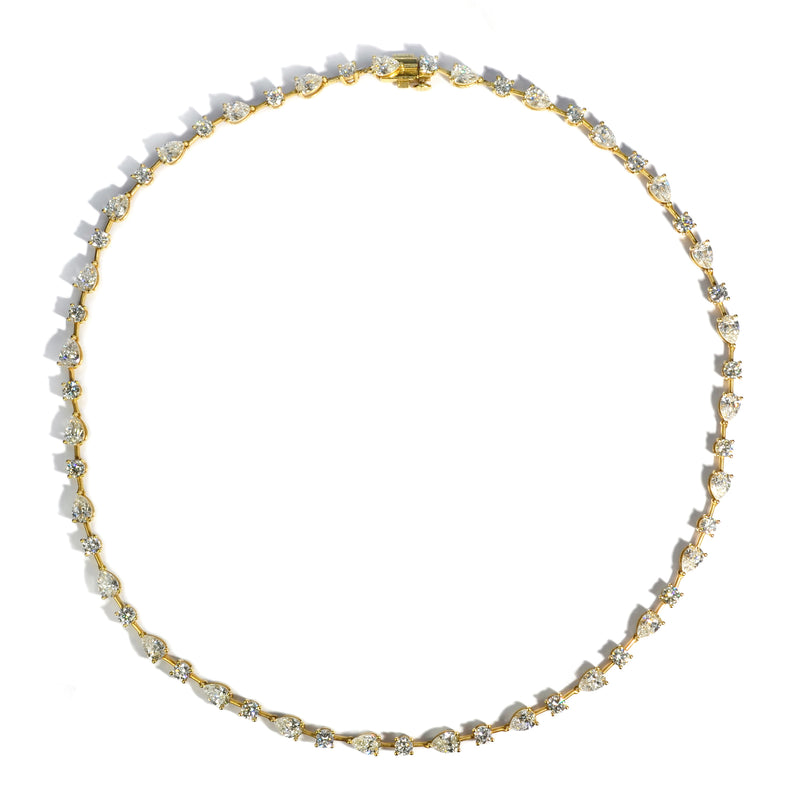 norman-silverman-mixed-shape-diamond-necklace-18k-yellow-gold-N3873