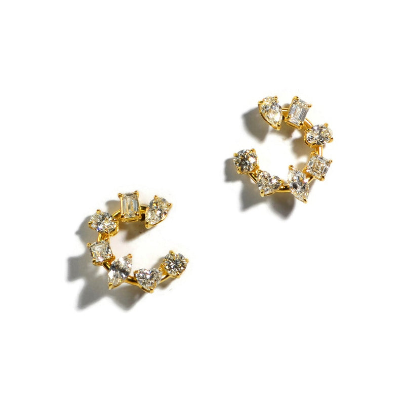 norman-silverman-mixed-shape-diamond-swirl-earrings-18k-yellow-gold-F22623