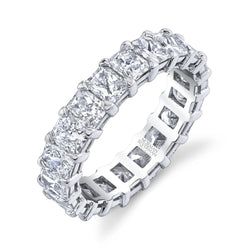 norman-silverman-radiant-diamond-eternity-band-3.82-carats-platinum-F21085