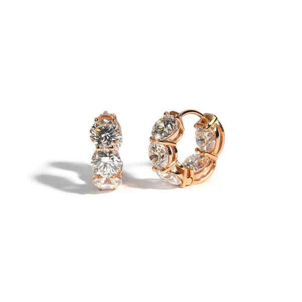 norman-silverman-round-diamond-huggies-18k-rose-gold-11937