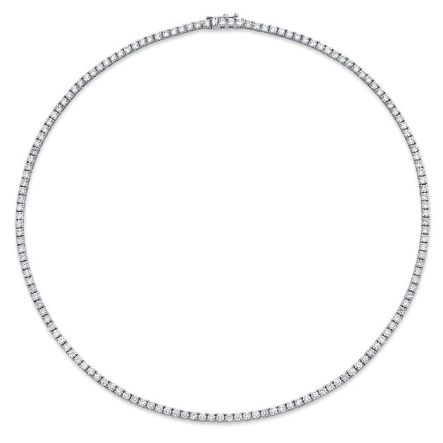 norman-silverman-tennis-necklace-18k-white-gold-N4221