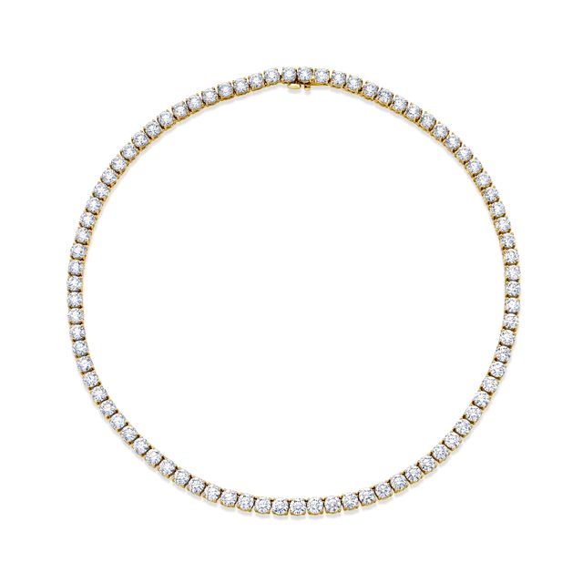 norman-silverman-tennis-necklace-18k-yellow-gold-N3215