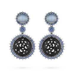 paul-morelli-black-jade-drop-earrings-diamonds-catseye-moonstone-blue-sapphires-18k-white-gold-ER5025-1997