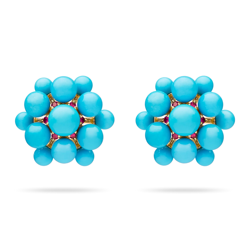 paul-morelli-orbit-turquoise-cluster-earrings-rubies-18k-yellow-gold-ER4365-TQRU