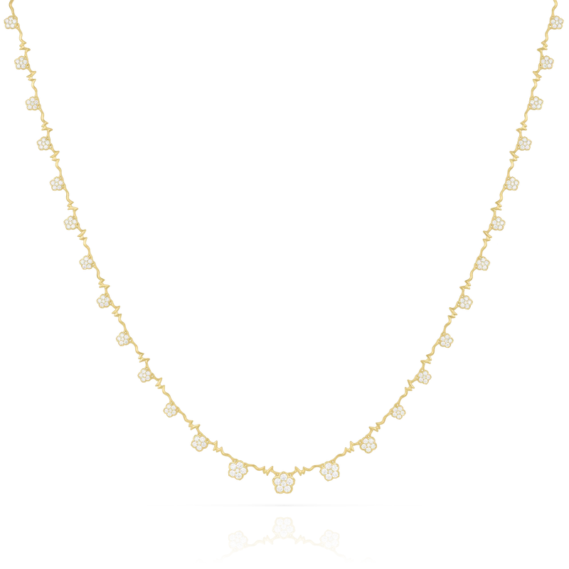 Paul Morelli  - Wild Child - Necklace with Diamonds, 18k Yellow Gold