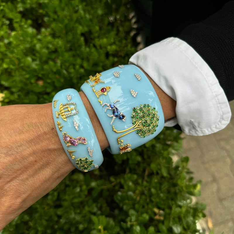 paul-morelli-wild-child-midi-cuff-blue-sapphires-garent-tourmaline-diamonds-yellow-gold-BR4776