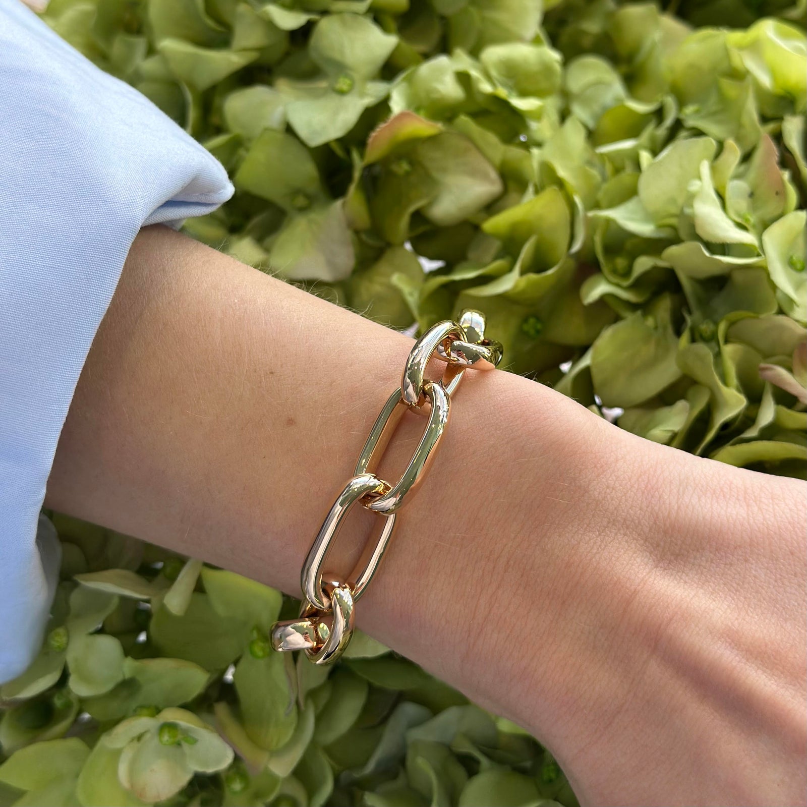 Pomellato - Iconica Medium Link Bracelet, 18k Rose Gold – AF Jewelers
