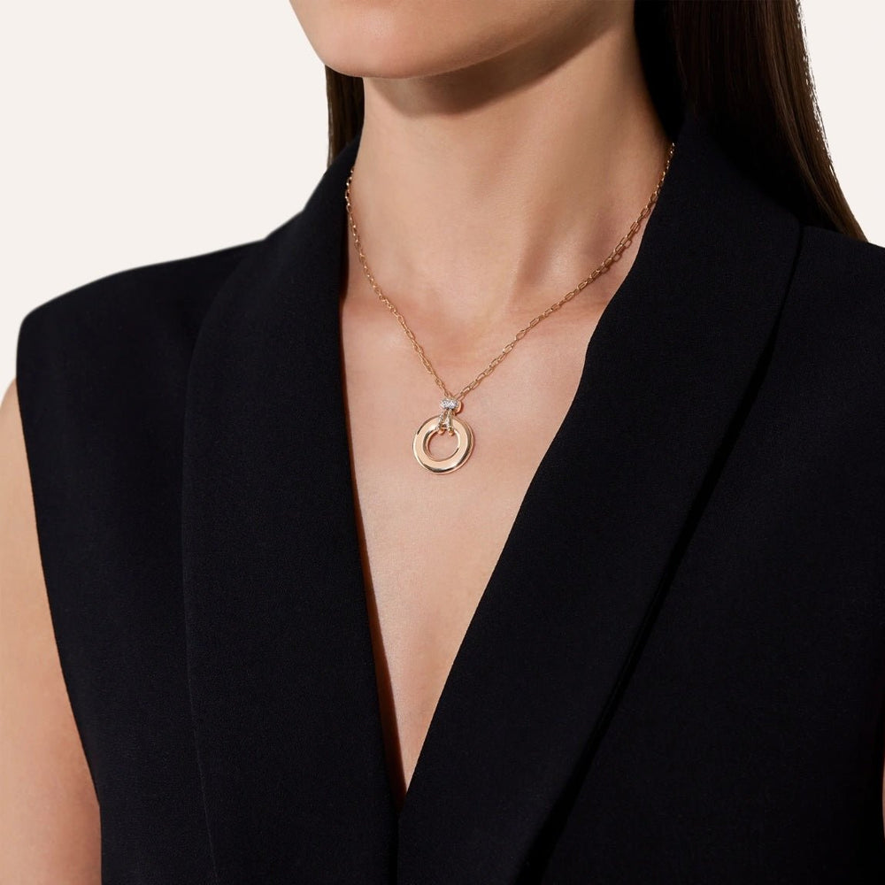 Pomellato - Iconica - Pendant 18k Rose Gold and Diamonds with