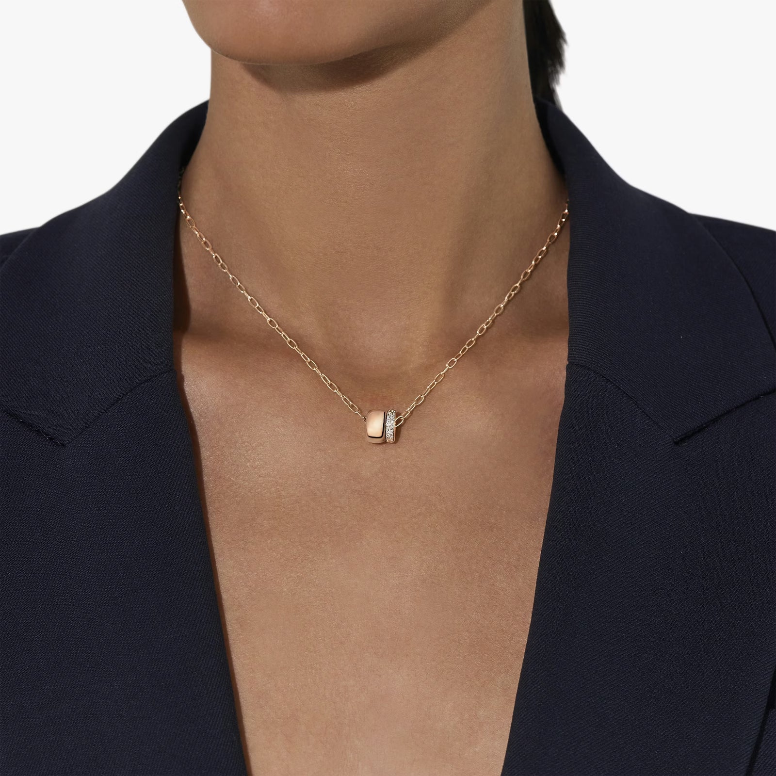 Pomellato - Iconica - Pendant 18k Rose Gold and Diamonds with