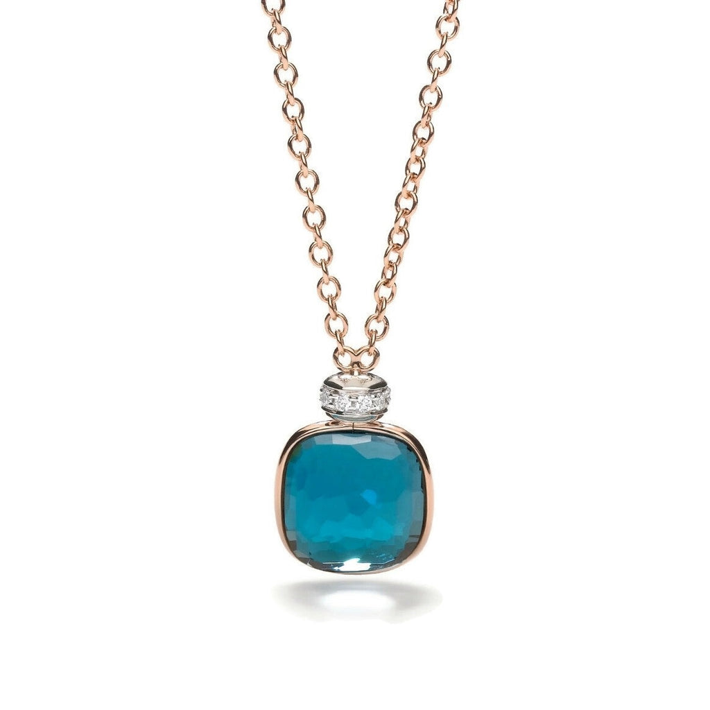 Blue Opal Classic Oval Necklace | Landing Company