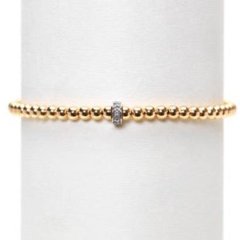 karen-lazar-3mm-diamond-yellow-gold-rondelle-bead-flex-bracelet