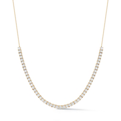 Dana Rebecca Designs - Ava Bea - Tennis Necklace with Diamonds, Yellow Gold