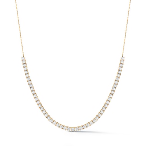 Dana Rebecca Designs - Ava Bea - Tennis Necklace with Diamonds, Yellow Gold