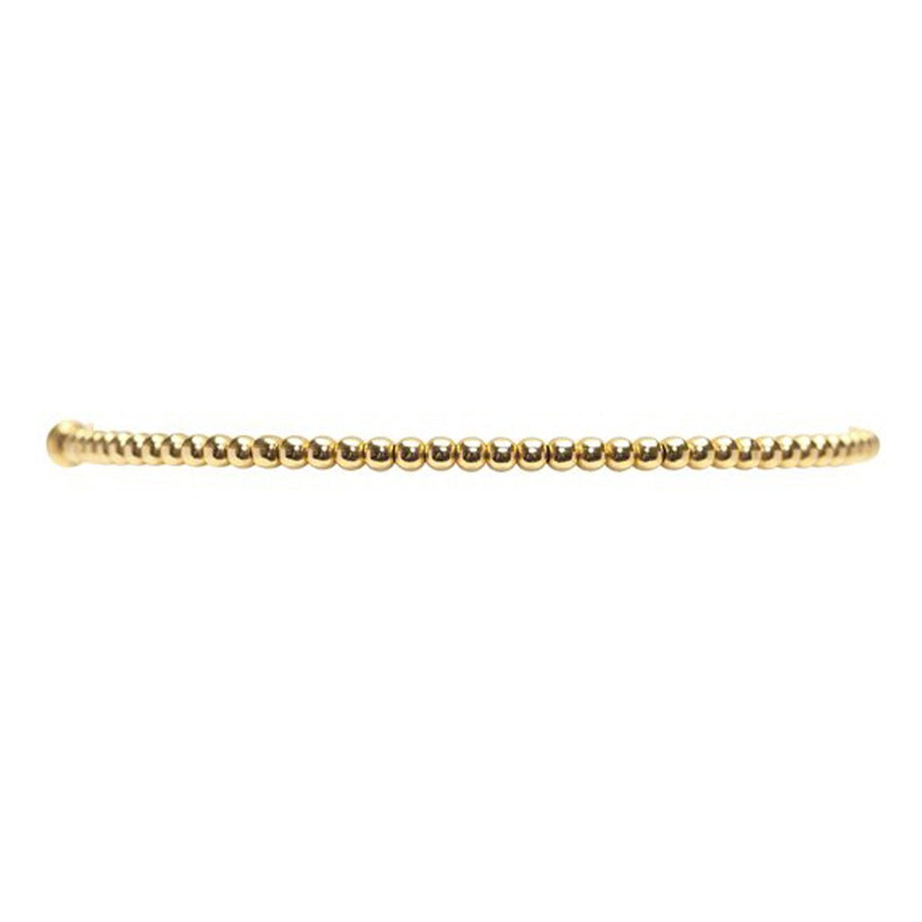 2MM Signature Bracelet with 14K Gold Diamond Bead – Karen Lazar Design