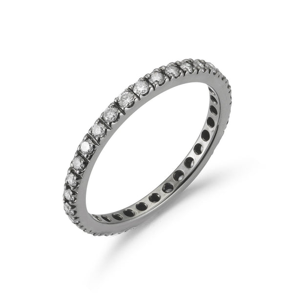 A-FURST-FRANCE-ETERNITY-BAND-RING-WHITE-DIAMONDS-BLACKENED-GOLD-A1290N1-1.5