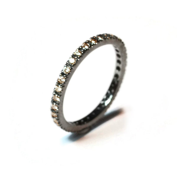 A-FURST-FRANCE-ETERNITY-BAND-RING-BROWN-DIAMONDS-BLACKENED-GOLD-A1290NY-1.5
