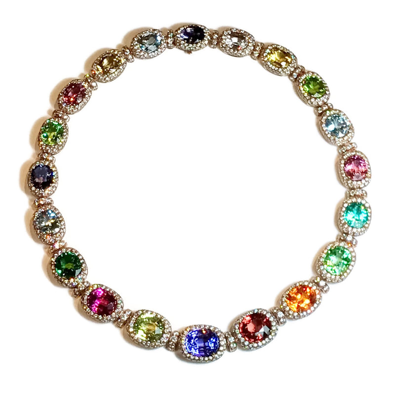 AF-JEWELERS-ONE-OF-A-KIND-MULTICOLOR-GEMSTONES-DIAMONDS-COLLAR-NECKLACE-2-NK-2878