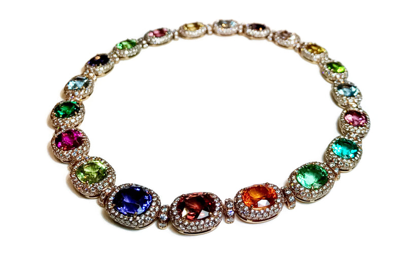 AF-JEWELERS-ONE-OF-A-KIND-MULTICOLOR-GEMSTONES-DIAMONDS-COLLAR-NECKLACE-2-NK-2878