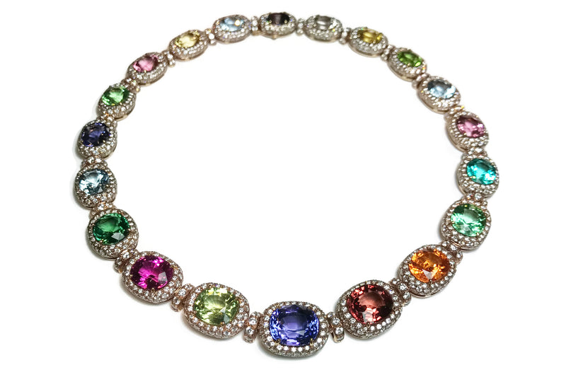 AF-JEWELERS-ONE-OF-A-KIND-MULTICOLOR-GEMSTONES-DIAMONDS-COLLAR-NECKLACE-2-NK-2878