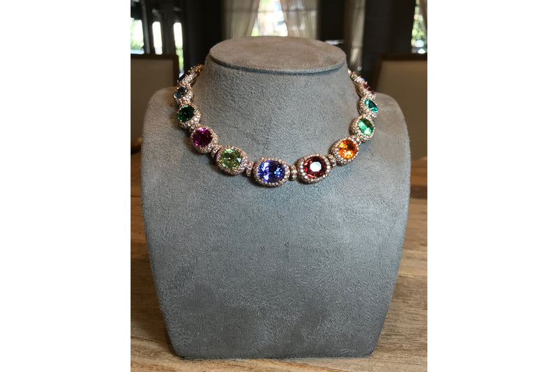 AF-JEWELERS-ONE-OF-A-KIND-MULTICOLOR-GEMSTONES-DIAMONDS-COLLAR-NECKLACE-2-NK-2878