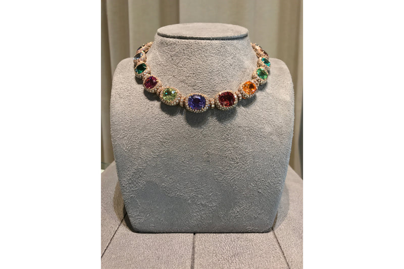 AF-JEWELERS-ONE-OF-A-KIND-MULTICOLOR-GEMSTONES-DIAMONDS-COLLAR-NECKLACE-2-NK-2878