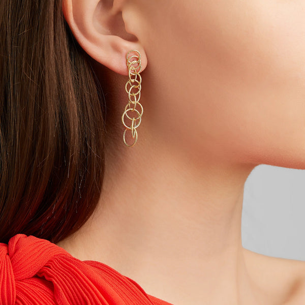 BUCCELLATI-HAWAII-DROP-CHAIN-EARRINGS-YELLOW-GOLD