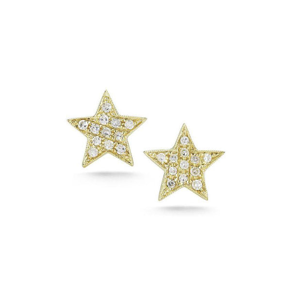 Dana Rebecca Designs - Julianne Himiko - Star Earrings with Diamonds ...