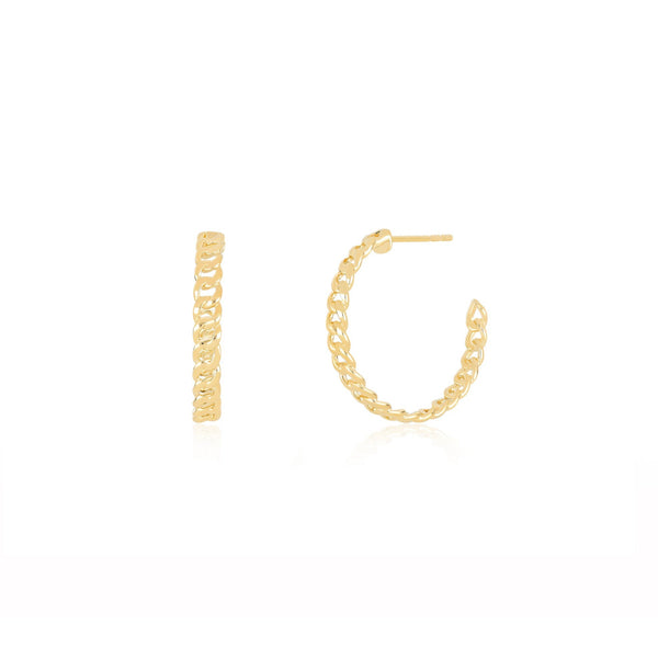 EF-61252-ef-collection-gold-curb-chain-hoop-earring-yellow-gold